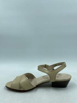 Authentic Salvatore Ferragamo Beige Crisscross Sandals W 4B alternative image