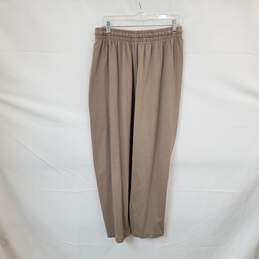 Zara Taupe Elastic Waist Pull On Pant WM Size L NWT alternative image