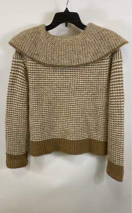 NWT Banana Republic Womens Light Brown Long Sleeve Pullover Sweater Size XS alternative image