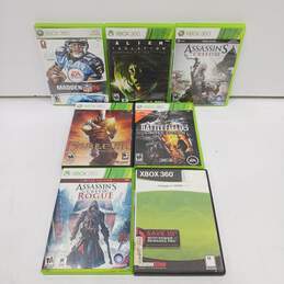 7pc. Assorted XBOX 360 Video Game Lot