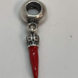 Designer Pandora S925 ALE Sterling Silver Crown Red Chili Dangle Charm alternative image