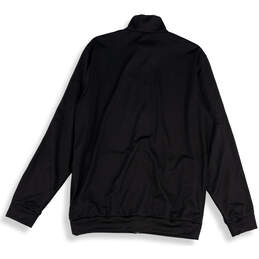 NWT Mens Essentials Tricot Black Long Sleeve Full-Zip Track Jacket Size L alternative image