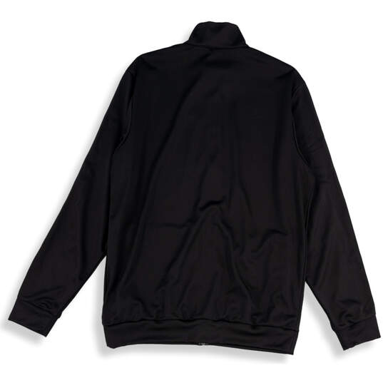 NWT Mens Essentials Tricot Black Long Sleeve Full-Zip Track Jacket Size L image number 2