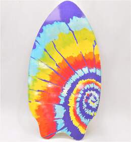 2010 Skim Lizard Wood Tie-Dye Design Body Board