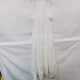 Splendid Collection White Eyelet Long Dress Size XS alternative image