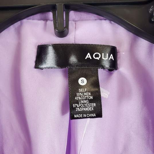 Aqua Women's Lavender Blazer SZ S NWT image number 4