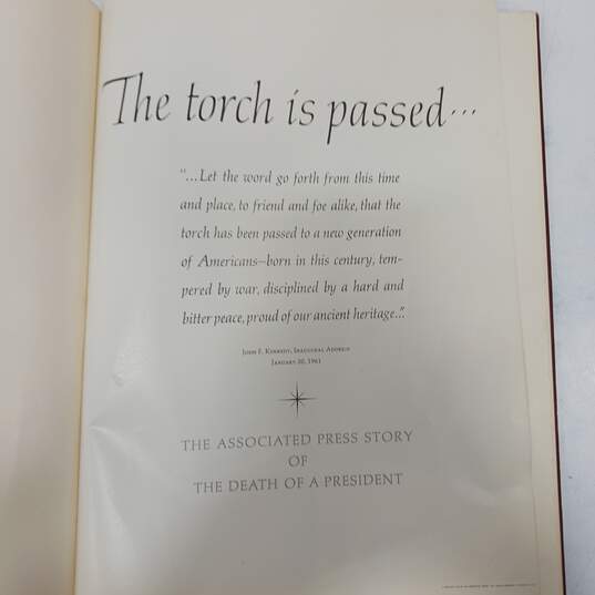Associated Press The Torch is Passed Kennedy Assassination Book image number 2