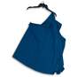 Lane Bryant Womens Blue One Shoulder Sleeveless Pullover Blouse Top Size 30/32 image number 2