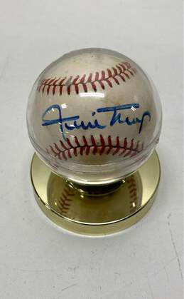 Encased Rawlings Baseball Signed by Willie Mays - San Francisco Giants