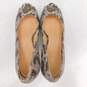 Cole Haan Womens Jacinda Open Toe Pumps Snake Skin Pattern Size 9B image number 7