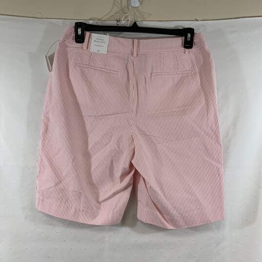 Women's Pink Seersucker Shorts, Sz. 10 image number 2