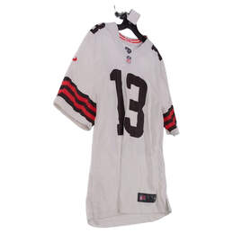 Mens White Cleveland Browns 13 Odell Beckham Jr NFL Jersey Size Large alternative image