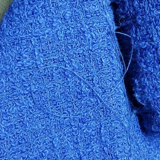 Zara Blue Textured Blazer Size XL image number 5