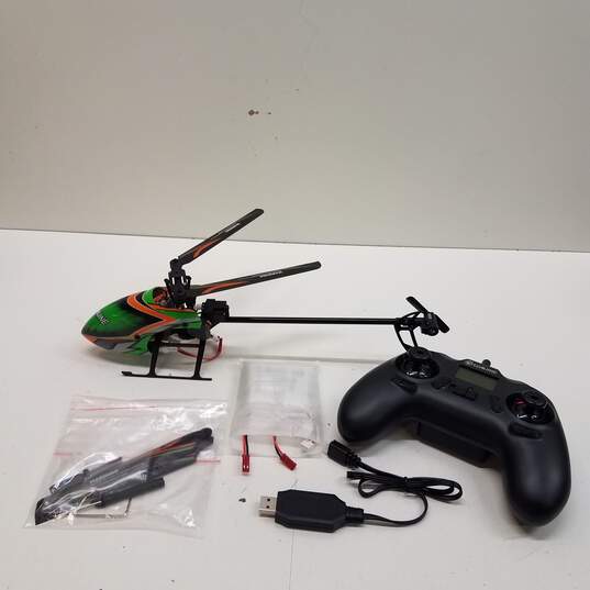 Eachine E130 2.4Ghz 4CH 6-Axis Gyro Altitude Hold Flybarless RC Helicopter image number 3