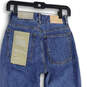 NWT Womens Blue Denim The Curvy '90s Cheeky Straight Leg Jeans Size 25 Crop image number 4