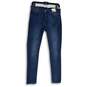 NWT Womens Blue Denim Stretch 5-Pocket Design Skinny Leg Legging Jeans Size 8S image number 1