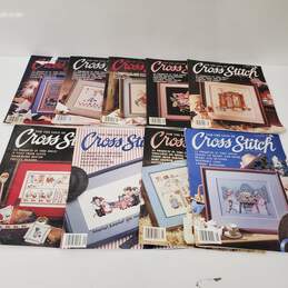 Vintage Cross Stitch Magazine Lot x9 #2
