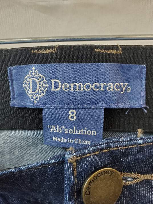 Democracy Absolution High Rise Skinny Blue Jeans Size 8 image number 3