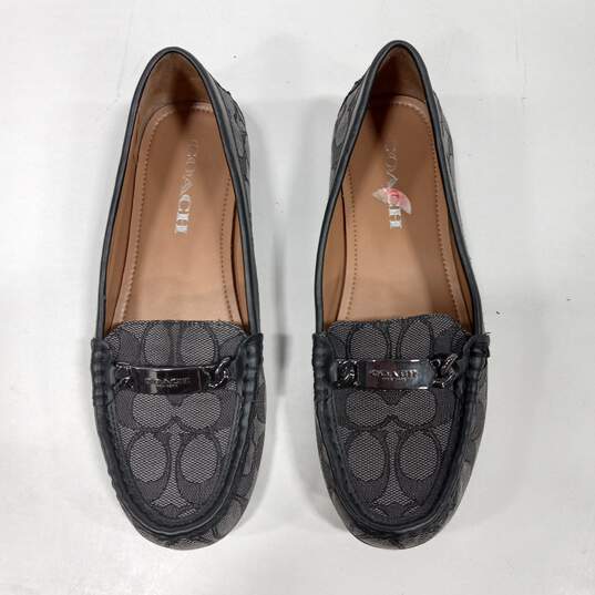 Coach Women's Gray Loafers Size 6 image number 3