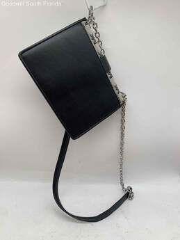 Michael Kors Womens Gray Black Monogram Print Inner Pocket Crossbody Bag alternative image