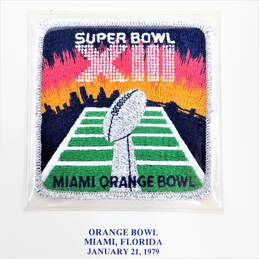 WILLABEE & WARD NFL SUPER BOWL XIII 13 STEELERS vs. COWBOYS OFFICIAL PATCH alternative image
