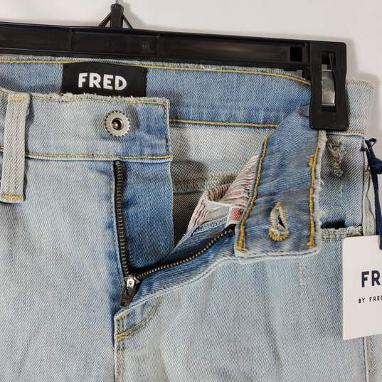 Fred by Fred Segal Women Stone Wash Distressed Skinny Jeans NWT sz 25 image number 3