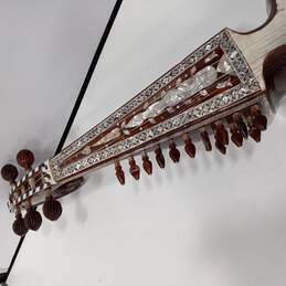 Maharaja Musicals Designer Rebab with Mother of Pearl Inlay in Carrying Bag alternative image