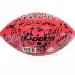 Wisconsin Badgers Autographed Football