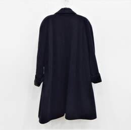 Vintage Max Pierre Black Cashmere Wool Blend Coat Size M alternative image