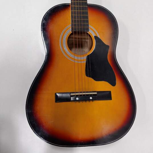 Brown Harmony H0401P Parlor Guitar image number 3