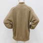 Oscar De La Renta Brown 1/4 Zip Pullover Sweater image number 6