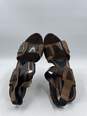 Marni Chocolate Patent Wedge Sandals W 9 COA image number 6