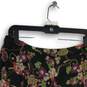 NWT LOFT Womens Multicolor Floral Pleated Side Zip A-Line Skirt Size 12 image number 4
