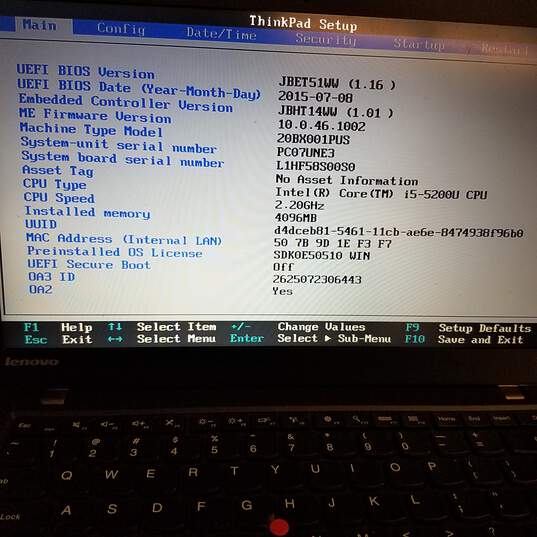 Lenovo ThinkPad  T450S Intel Core i5@2.2GHz Memory 4GB Screen 14 inch image number 4