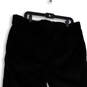 Womens Black Corduroy Flat Front Pockets Straight Leg Dress Pants Sz 40x32 image number 4