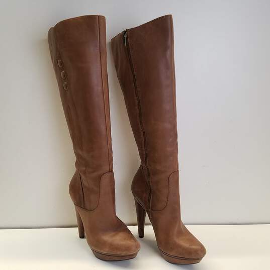 Steve by Steve Madden Dyme Leather Boots Brown 7 image number 3
