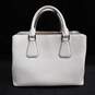 Michael Kors White Leather Top Handle Bag image number 2