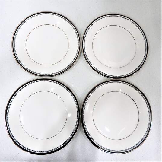 Set of 4 Vintage Royal Doulton Sarabande Dinner Plates image number 1