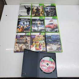 Xbox 360 - Lot of 10 Games - Halo 007 Forza Kinect