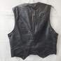 Men's Black Bermans Leather Vest Size 44 image number 7