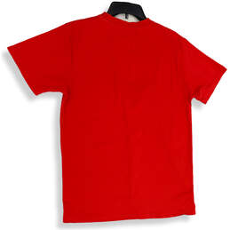 Unisex Red Switzerland Crew Neck Short Sleeve Pullover T-Shirt Size Medium alternative image