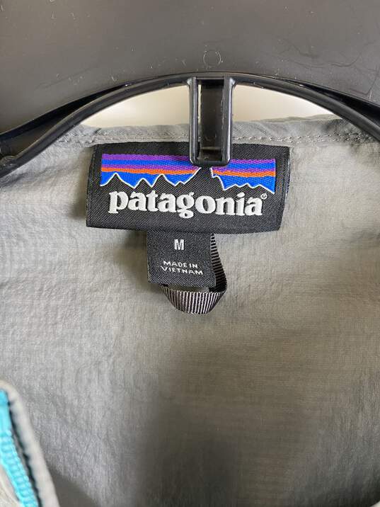 Patagonia Women Gray Windbreaker Jacket M image number 3