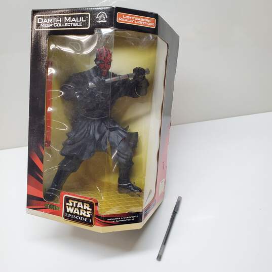 VTG. Applause Lucasfilm's Star Wars Ep. One Darth Maul Mega Collectible Light Up Figure Untested P/R image number 1