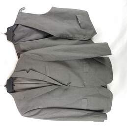 Perry Ellis Men Grey Vest & Blazer 40L