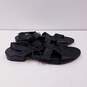 L'agence Leather Perforated Sandals Black 10 image number 2