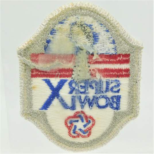 1976 Super Bowl X Patch Steelers/Cowboys image number 2