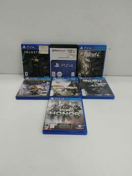 Bundle of 7 Assorted PlayStation 4 Video Games