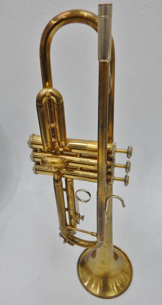 Bach Brand TR300 Model B Flat Trumpet w/ Case and Mouthpiece image number 5
