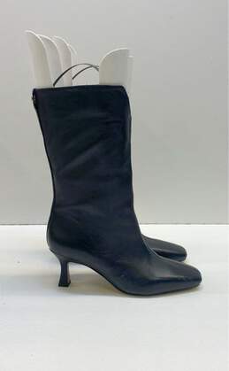 Sam Edelman Leather Lolita Slip-On Boots Black 6.5