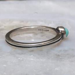 James Avery Sterling Silver & Turquoise Ring - Size 7 alternative image